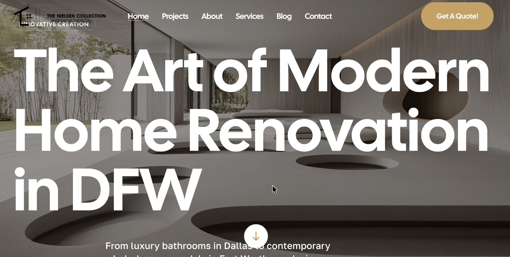 The Nielsen Collection homepage screenshot
